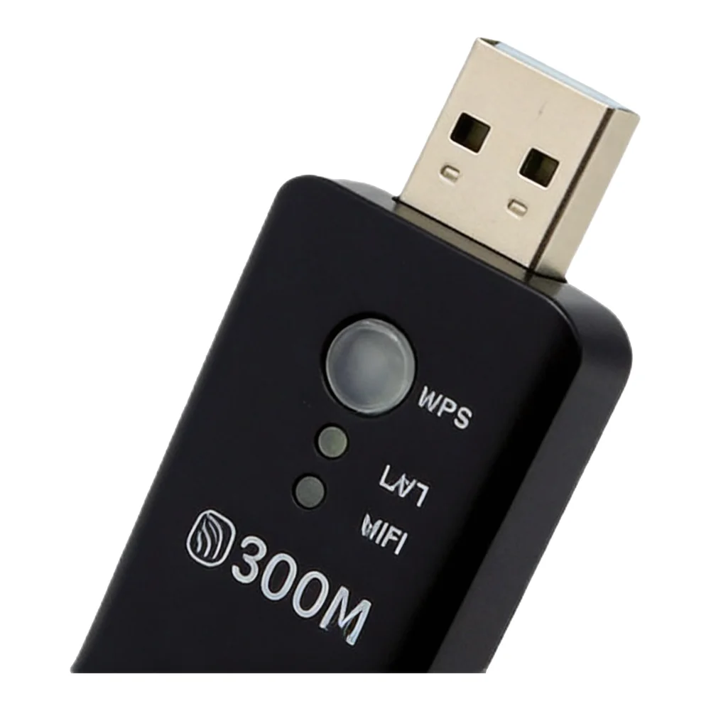 Black USB WiFi Repeater Adapter Wireless AP Repeater Converts Wireless To Ethernet Signal Efficient Signal Boosting
