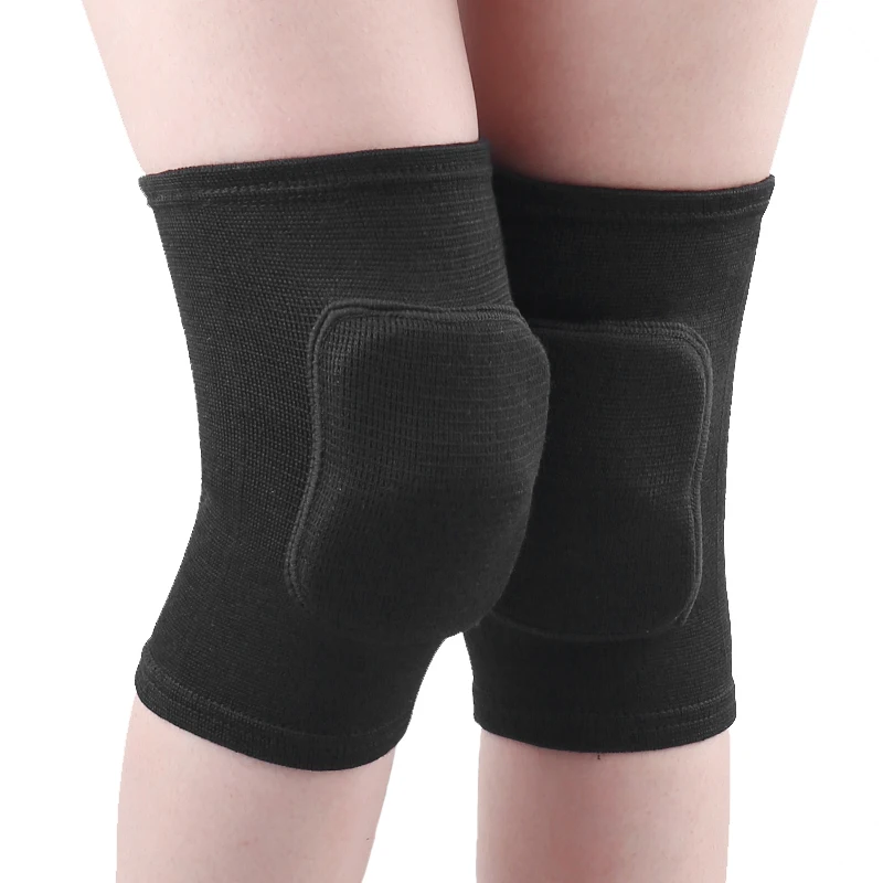 1 Pcs Thickened Sponge Sports Dancing Knee Support Pads Volleyball Kneeling Anti Collision Kneepads Protector Skating Guard Warm