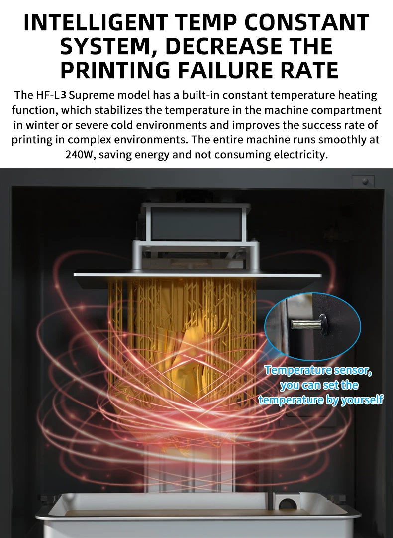 10.1-inch 16K Ultra High Resolution LCD 3D Printer UV Photopolymer Light Curing Equipment