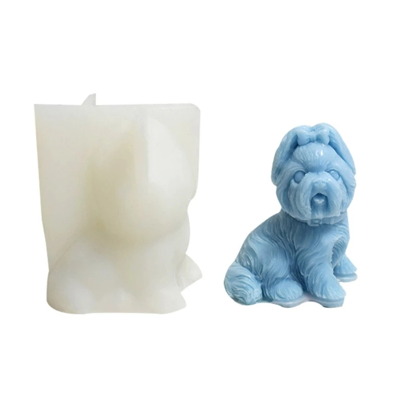 Lovely Dogs Silicone Mould Soap Molds Puppy Molds Baking Molds for Cake Dropship