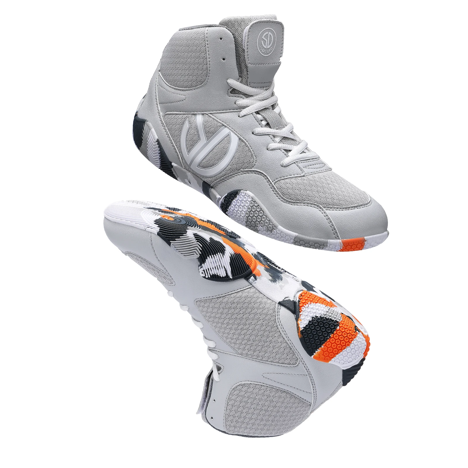 

Professional Wrestling Boots Men's Lightweight Fighting Boxing Shoes High Quality Mesh Breathable Boxing Sneakers Big Size 39-47