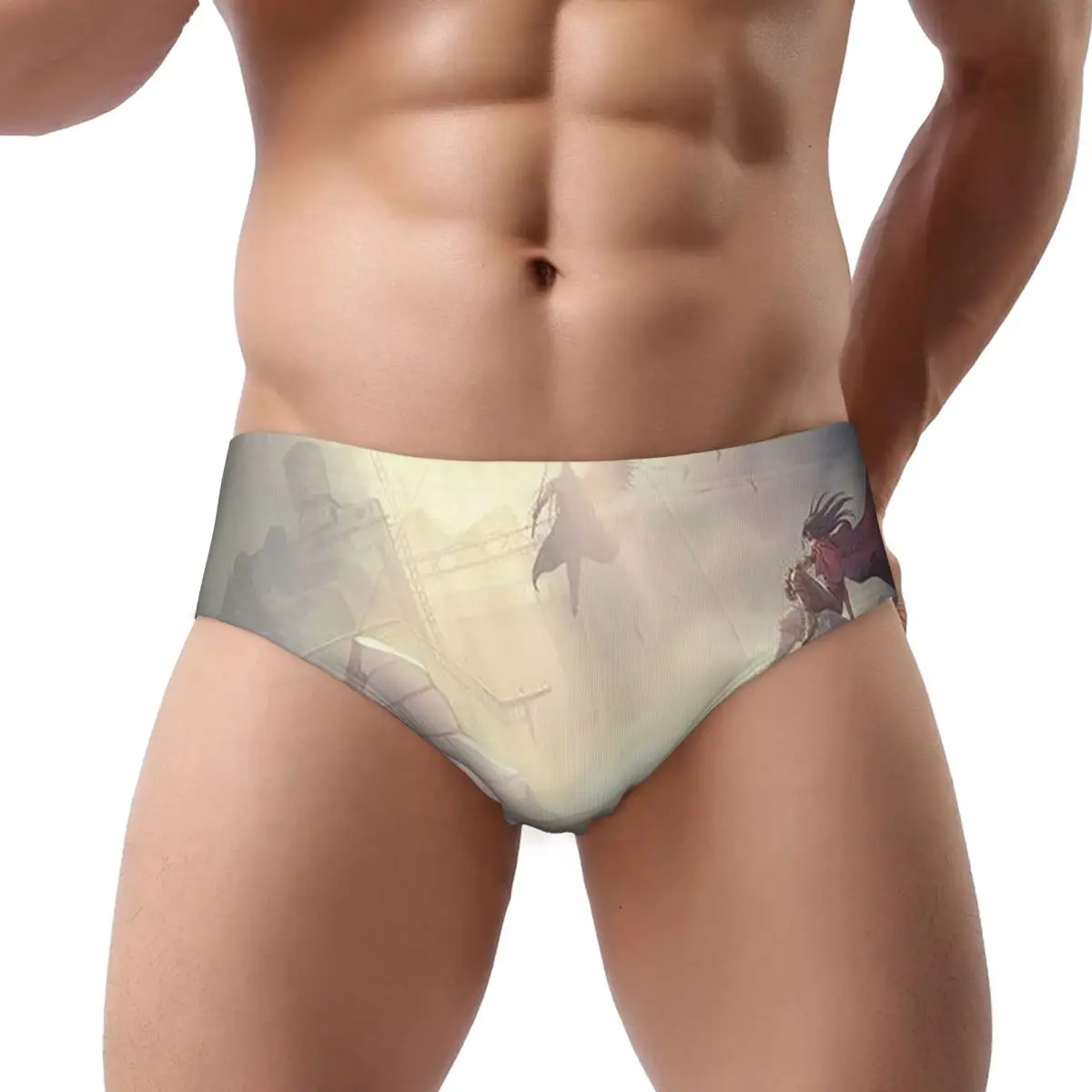 

Tifa Lockhart-Final Fantasy 7 Ff7Remake Ffvii Final Men's Triangle Panties Soft Short Underwear for Homme Man Boyfriend Gift