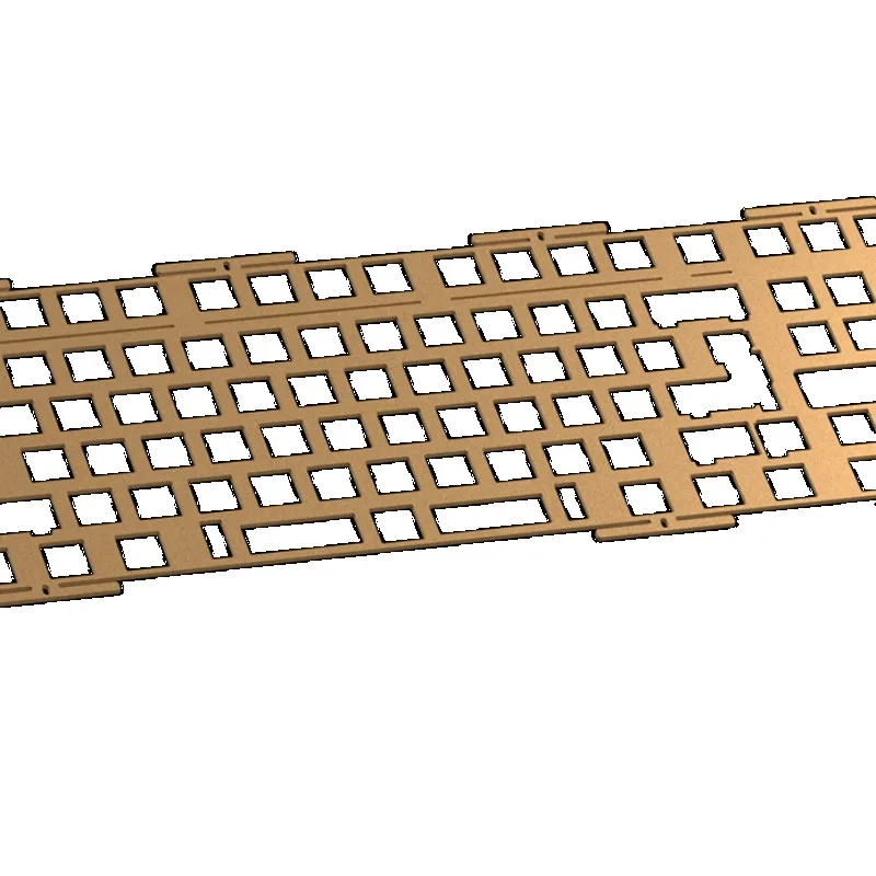 Mass 80 Mechanical Keyboard Positioning Board Customized ALU/Brass/CF Positioning Plate for Game Mechanical Keyboard Accessories