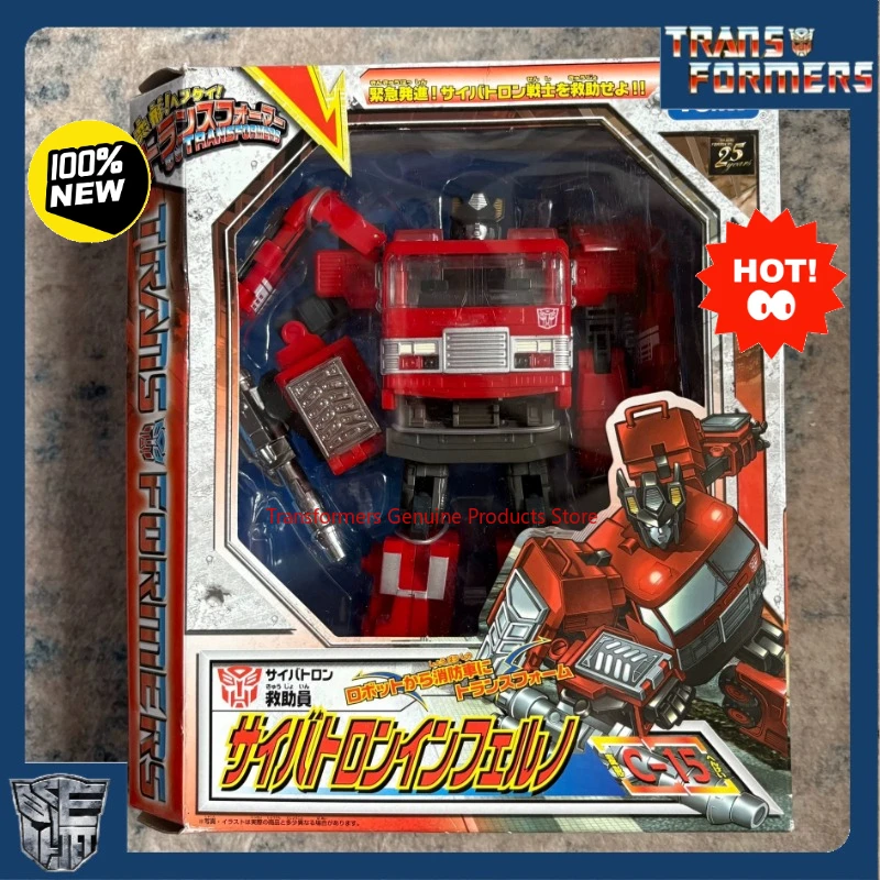 

Оригинальный трансформер C-15 Inferno Battle Car, детские подарки, модель фигурки, популярные игрушки, изысканные подарки, коллекции, статуя робота