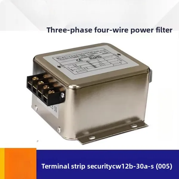 

Трехфазный фильтр для электросети 380В CW12B-10A-S(005) – EMI/RFI-фильтр с клеммной колодкой для сервоприводов и частотных преобразователей