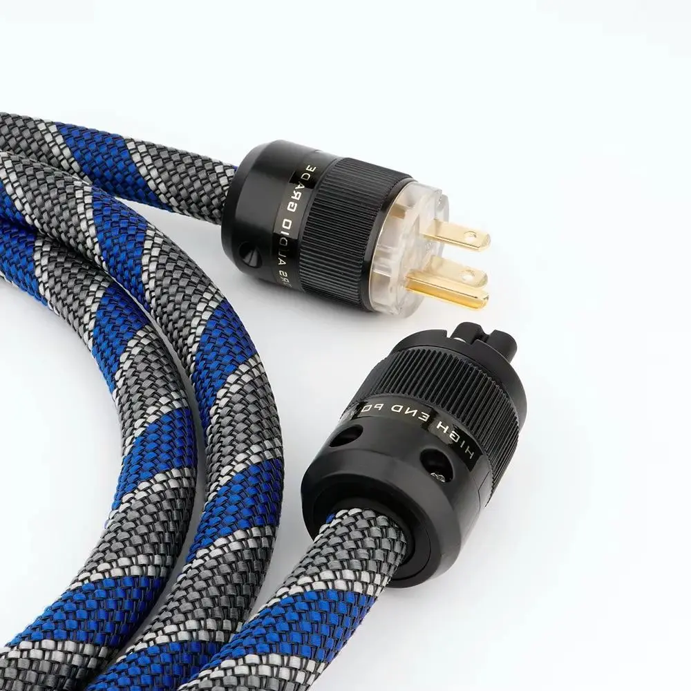 Hi-End Audio Power Cord Figure 8 C7 Power Cable EU/US/AU Audio Power Cable Mains cord Supply cord