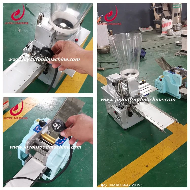 Produk Gandum Kecil Meja Otomatis Papad Momo Empanada Samosa Gyoza Harga Mesin Pembuat Pangsit Pangsit Pangsit