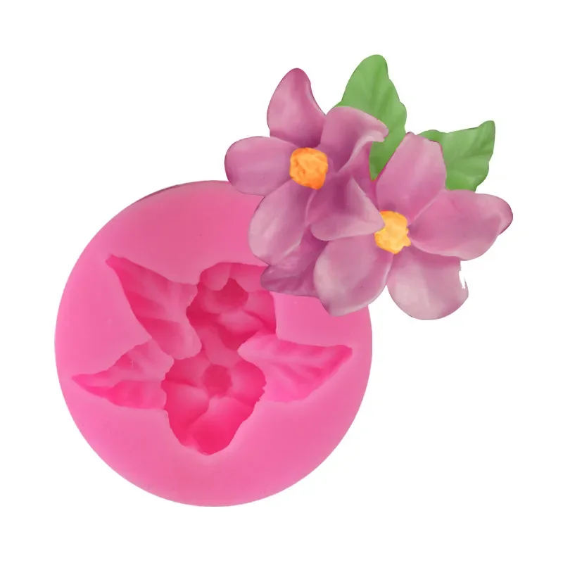 

Flower Rose 3D chocolate soap Moulds DIY fondant cake decorating tools silicone mold kitchen baking utensils