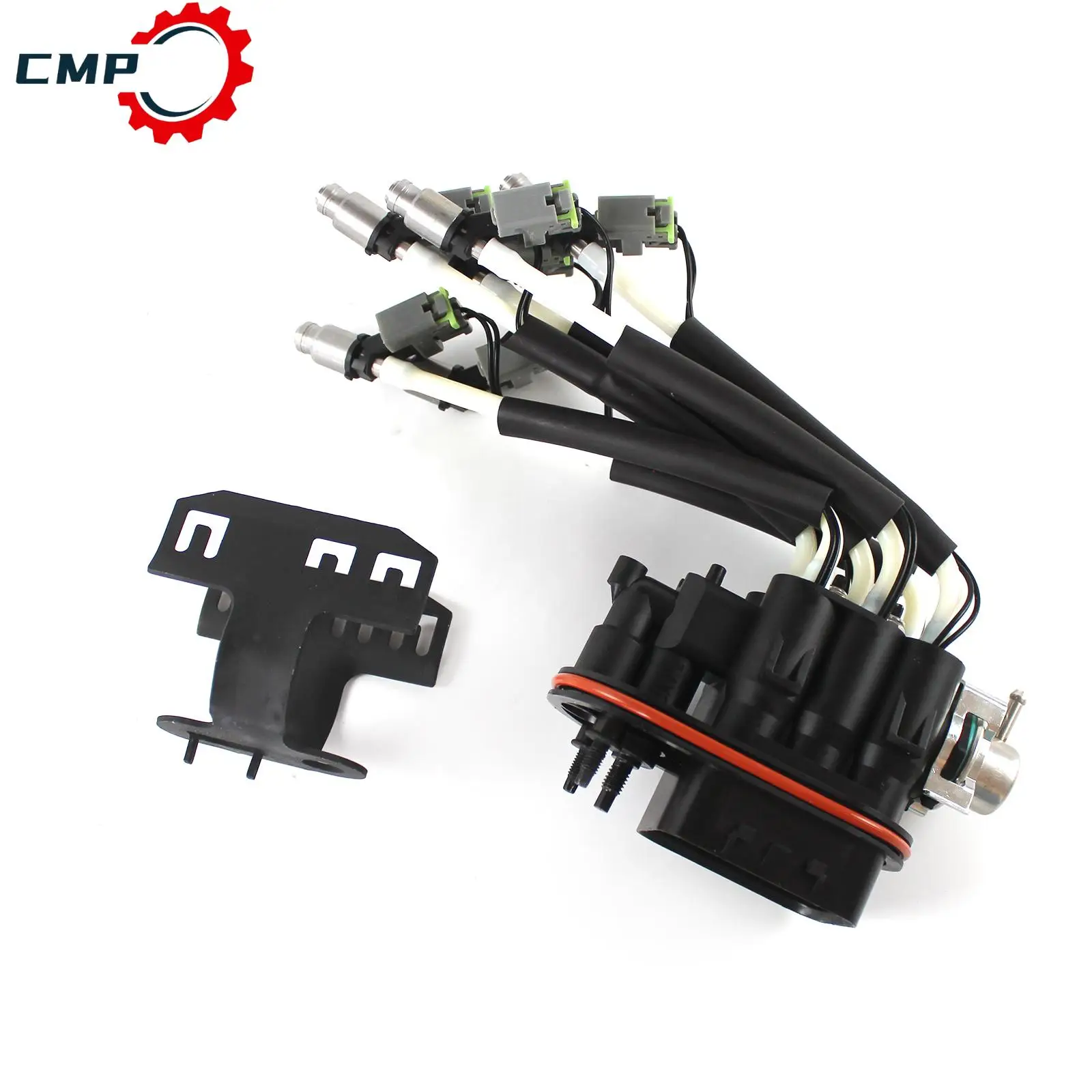 Gmc 픽업 4.3L 용 Chevy 용 브래킷이있는 새로운 중앙 연료 스파이더 인젝터, 1pcs 연료 인젝터 12568332 FJ503 17113673 4.3L