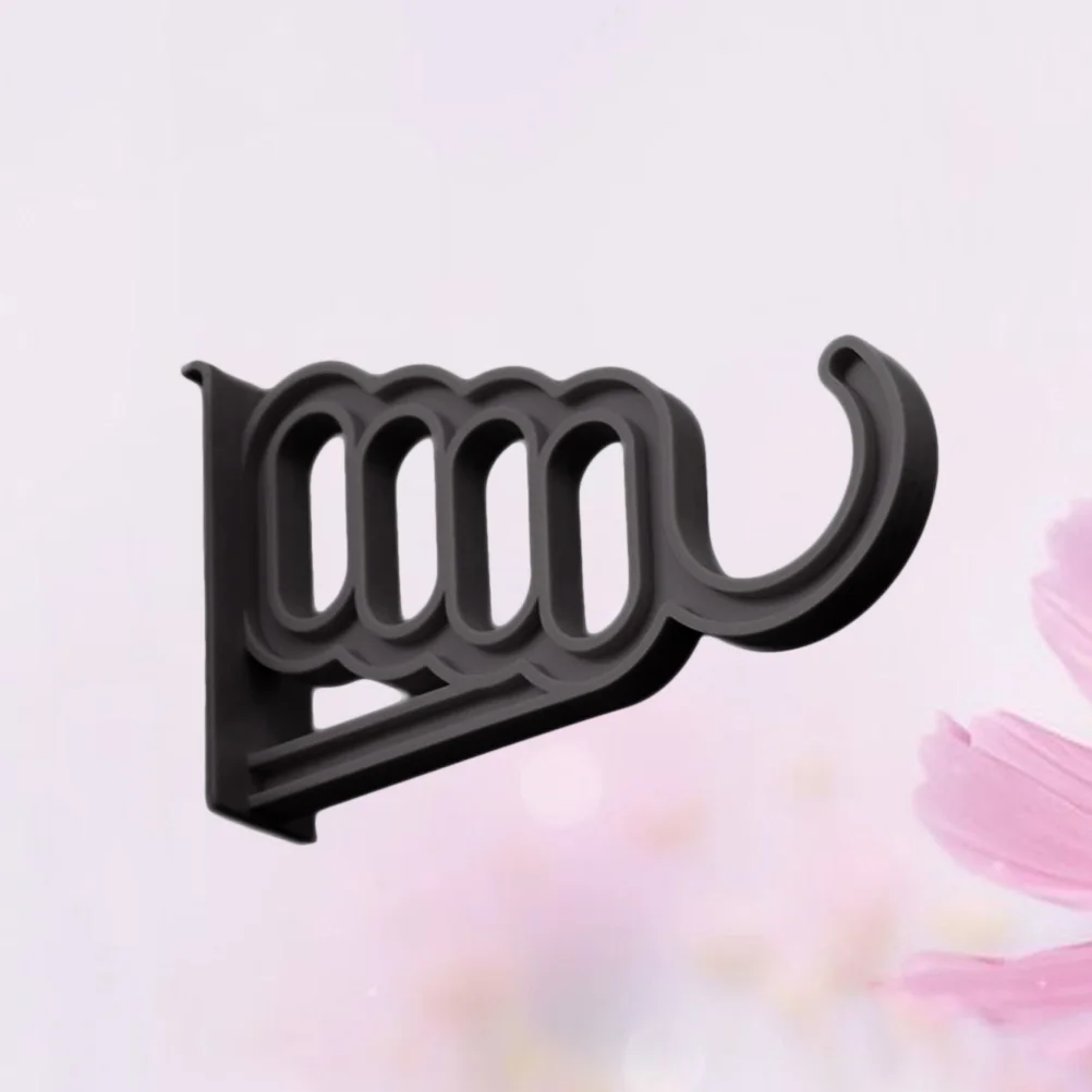 

Plastic Door Hanger Hooks Over The Door Rack Organizer For Clothes Bags Hats Scarfs Black Hold 3.8Cm Thick Doors