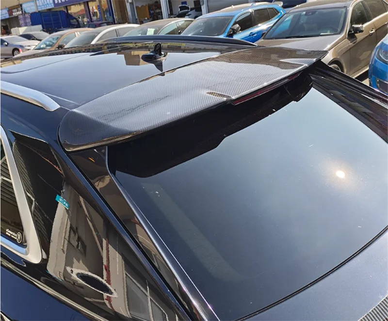 لأودي Q8/RSQ8 2018 2019 2020 2021 2022 2023 ريال جاف ألياف الكربون الذيل الجناح سبويلر كيت