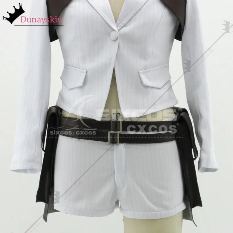 25COSGame DMC 4 سيدة ماري تأثيري ازياء الصيف عادية مثير الخامس الرقبة قميص قطعتين مجموعات الزي سيدة ماري أنيمي شعر مستعار الدعامة سو