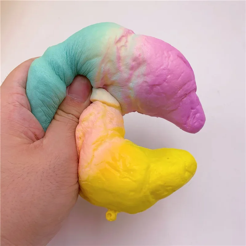 Squishy อาหารสร้างสรรค์จําลองขนมปัง Toast Donuts ช้า Rising Squeeze ของเล่นบรรเทาความเครียด Spoof Tease คนเดสก์ท็อปตกแต่ง