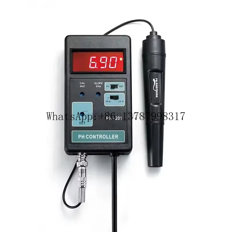 PH-201 Online Digital PH Controller AC100-240V Aquarium Fish Tank 0.00~14.00PH