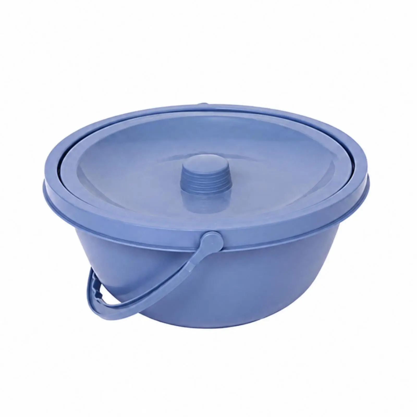 Commode Container with Lid and Handle Compact for Bedside, Elderly