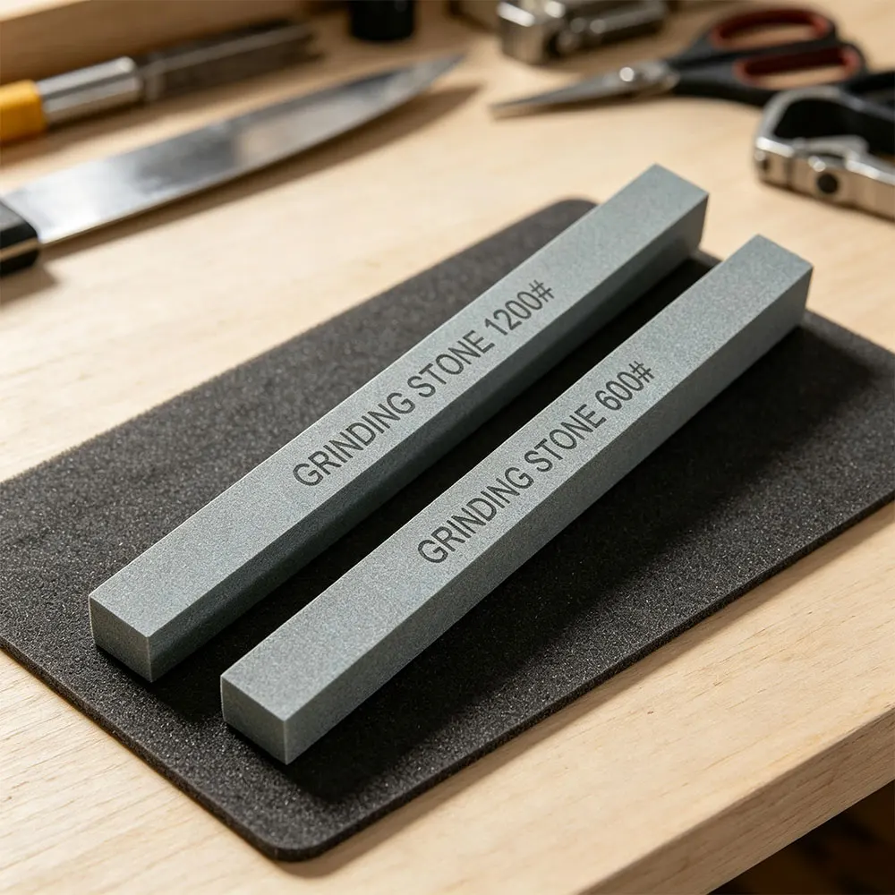Sharpening Stone Set Silicon Carbide Oil Stone 80‑3000 Grit Knife Sharpener Whetstone Honing Stone For Household Knife Scissor