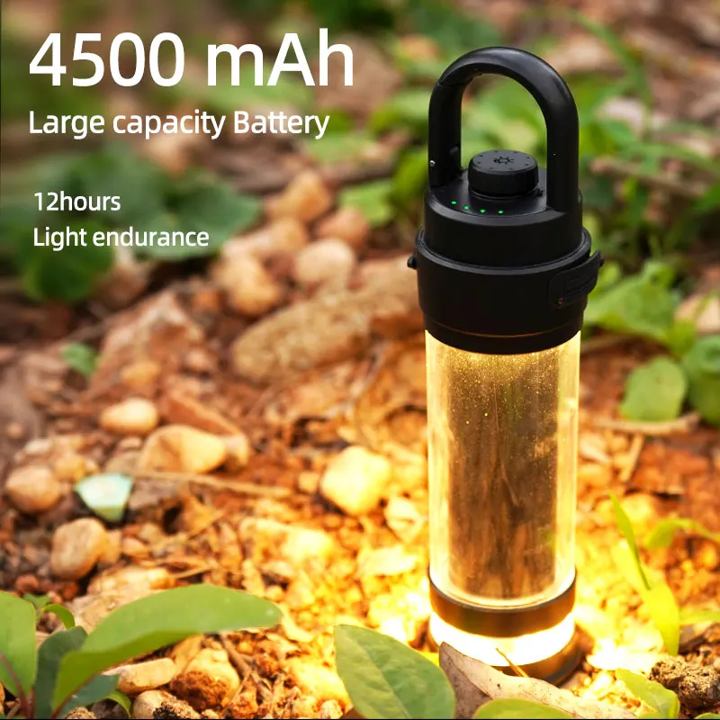 MOSLIGHTING 4500mAh LED Camping Light USB Rechargeable 4 Light Mode Flashlight Tent Portable Lantern Emergency Lamp Camp supplie