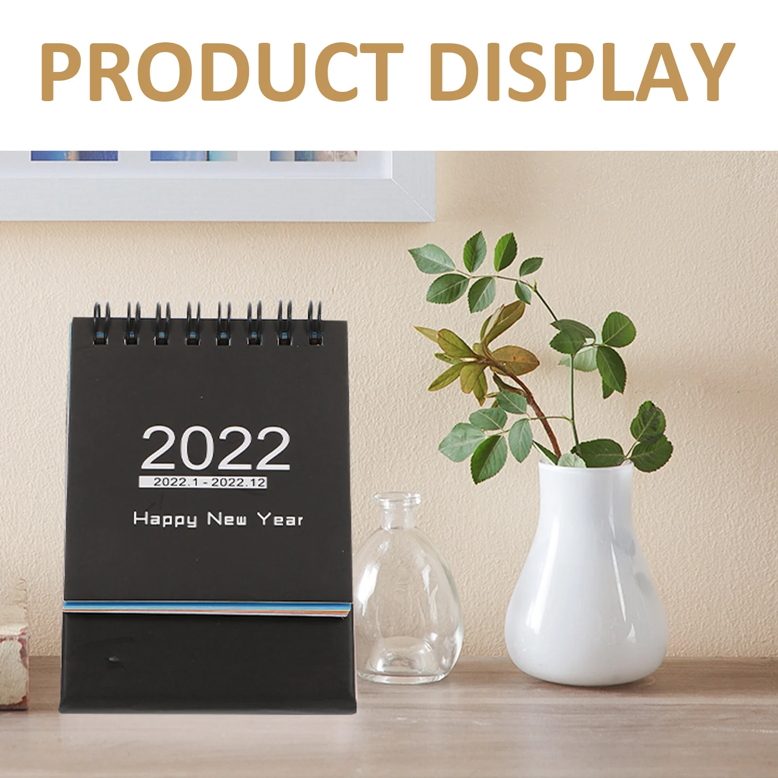 1 قطعة صغيرة 2022 التقويم مكتب مذكرة قاعدة قابلة للطي واضح الطباعة الجدول التقويم عطلة مخطط دراسة مكتب الاستخدام