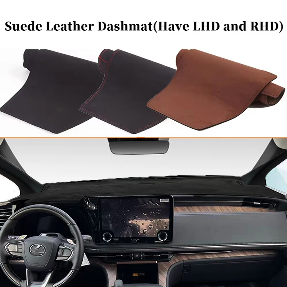 For Lexus LM AW10 350H 500H LM350H LM500H 2024 2025 2026 Suede Leather Dashmat Dashboard Cover Dash Mat Car-styling Accessories