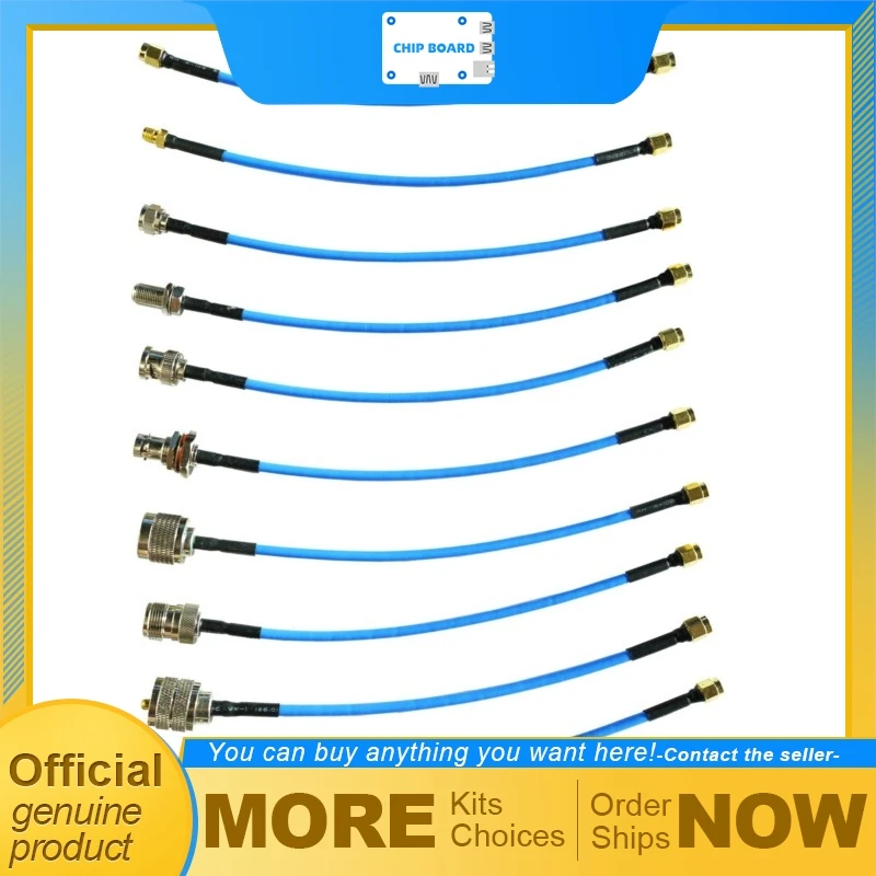 RTL-SDR Blog SMA Male to SMA BNC Type N Type F UHF M+F RG402 20cm 10pc Pigtail Adapters Kit