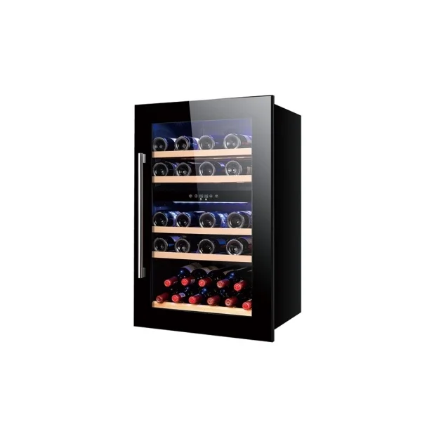

Fully-Built-In Slim Display Wine Cabinet Single-Temperature Air-Cooling Glass Freezer Refrigerator