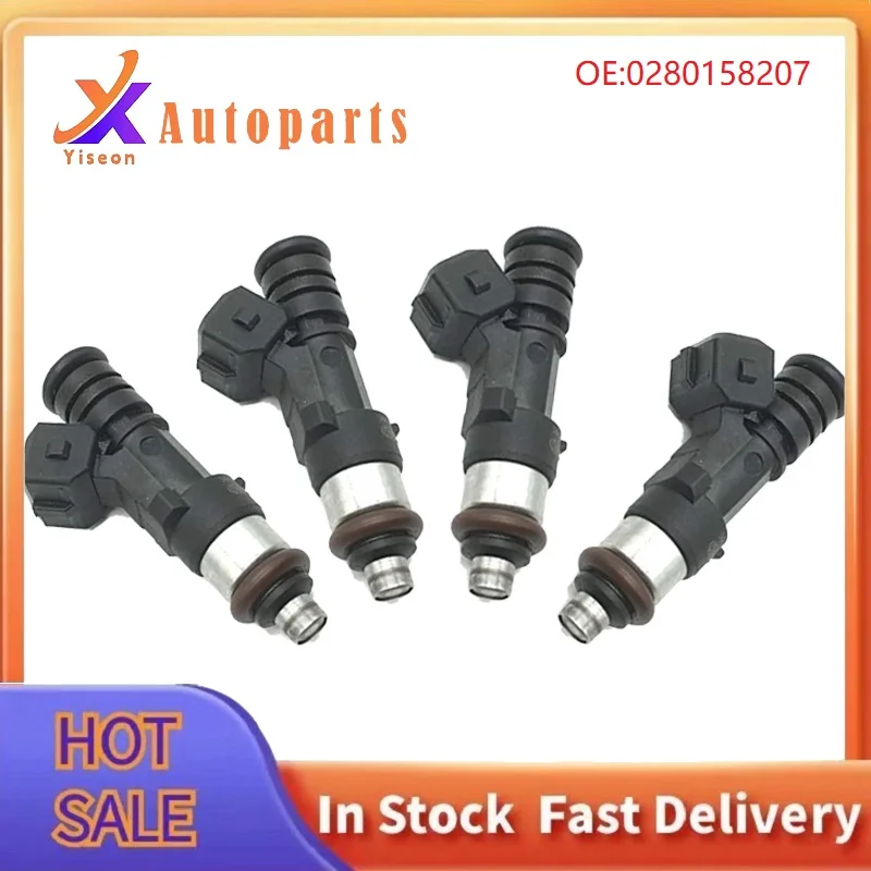 Car Spare Parts Fuel Injector 0280158207 for Ford C-Max B-Max Fiesta Focus Mondeo  Car Accesorries