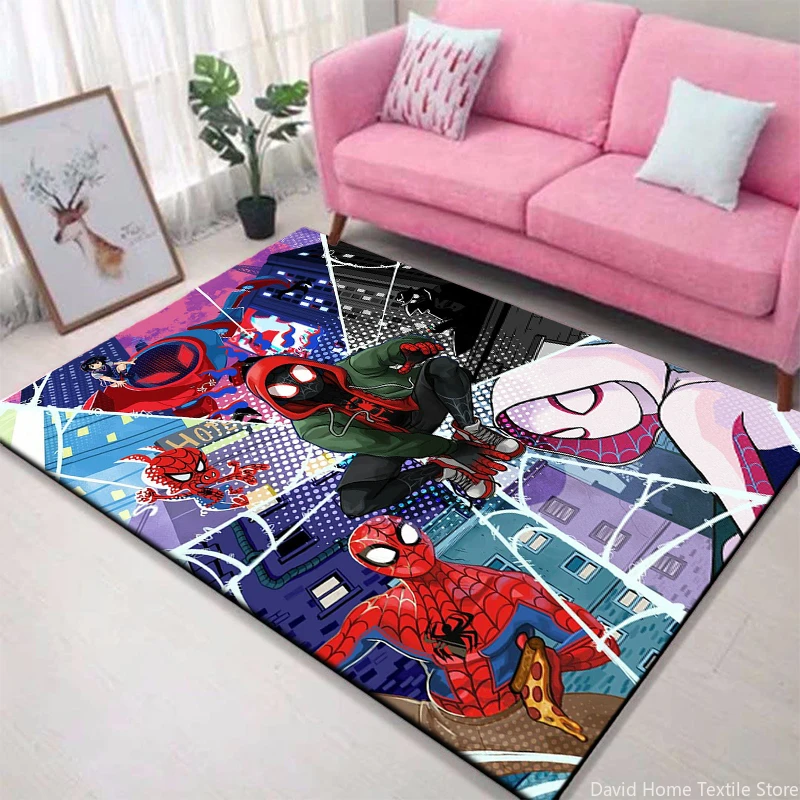 Spider-man Marvel Universe Rug for Living Room Decoration Bedroom Picnic Camp Kitchen Mat Carpet for children Living room