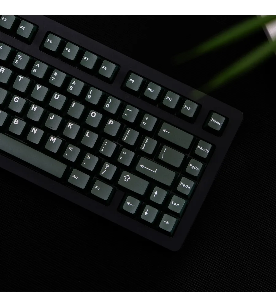 Keycap Personality Original height 121 key ABS emerald solid color keycap