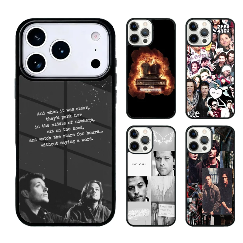 Capa de Celular Supernatural SAM DEAN Compatível com iPhone 17 16e 15 14 13 12 11 Pro Max