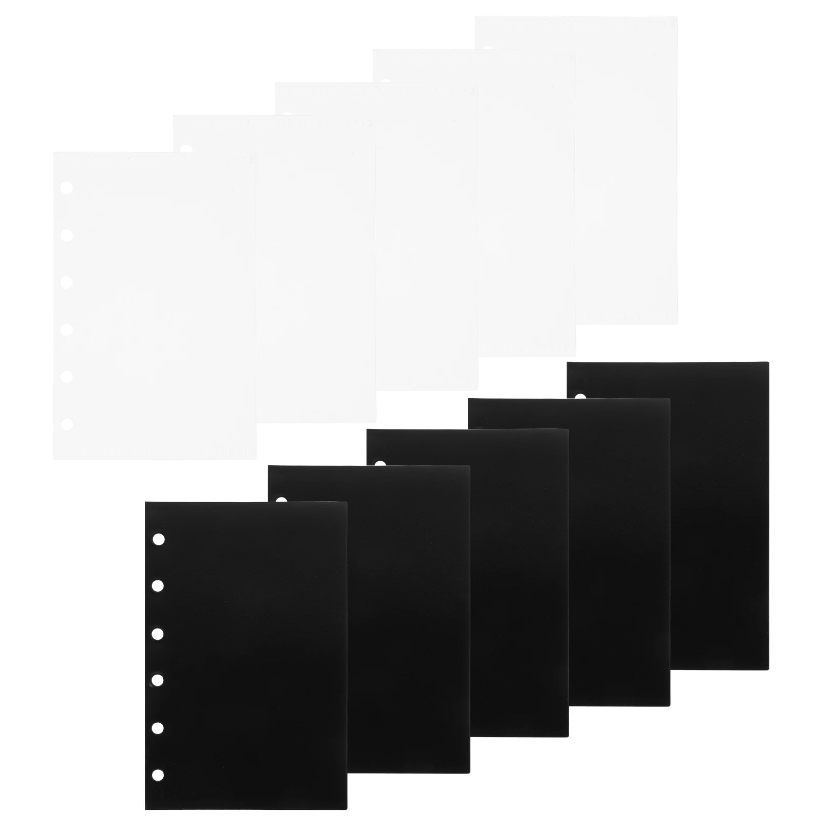 

Folder Binder File Organizer 6 Pockets PP Material Office Supplies for Documents Checks Storage Travel Study Essential