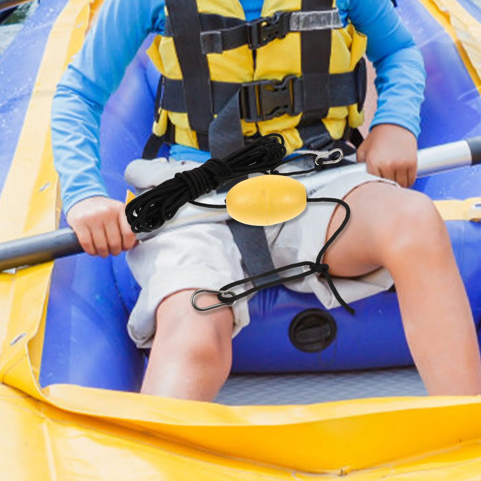 

Buoy Ball for Kayak Heavy Duty PVC Cotton Rope Float Compact Lightweight Marine Floating Buoy for Boat Fishing Kayaking Outdoor