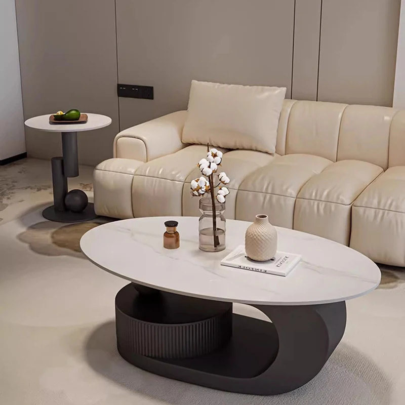 Table Coffee Modern Furniture Luxury Room Desk Living Aesthetic Side Simple Hall Corner Center Mesas De Centro Para Salas Dining image 5