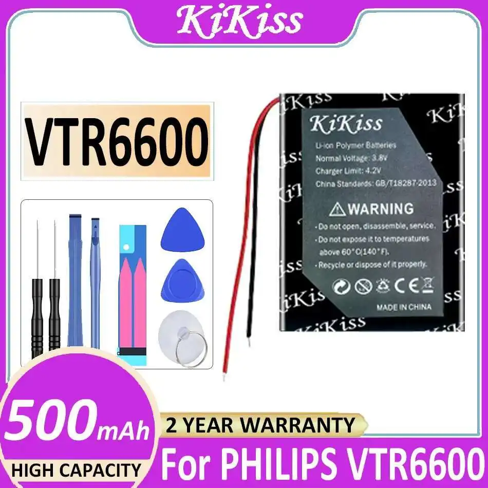 

High-Efficiency Voice Recorder Battery For Philips VTR6600 500Mah