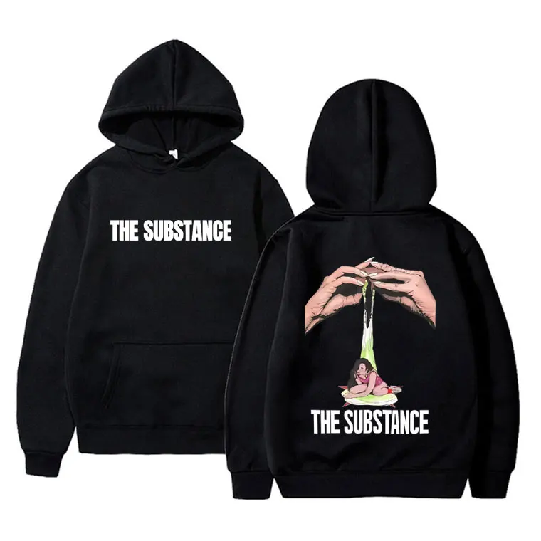 

Horror Movie The Substance Graphic Hoodie Men Women Fashion Trend Streetwear Male Casual High Quality Fleece Cotton Sweatshirt
