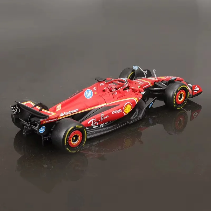 New In Stock Bburago 1:43 Ferrari Sf-24 Alloy Miniature 2024 Ferrari F1 Formula Racing Diecast Model Toys F1 Car Model Kids Gift