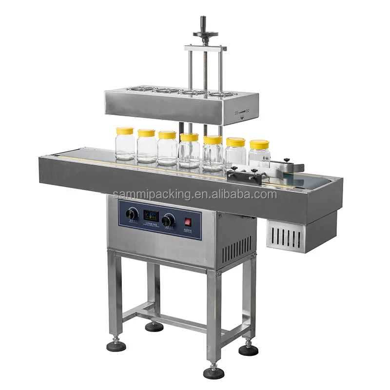 

Wholesale Automatic Heat Continous Electromangetic Induction Sealer Plastic PET Bottle Aluminium Foil Sealing Machine