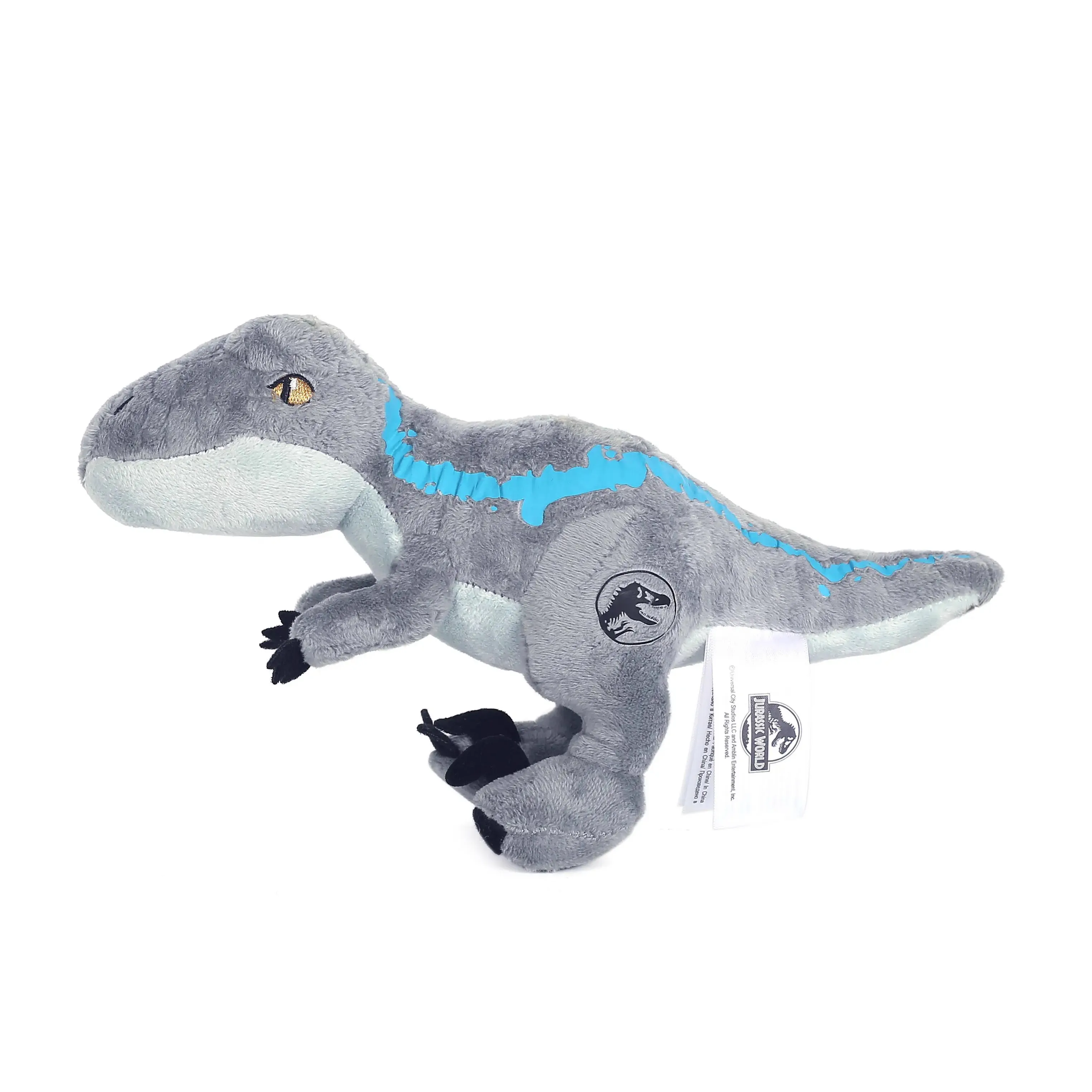 New Movie Jurassic Park Blue Dinosaurs Plush For Boys Kids Stuffed Animlas Toys Children Gift 20CM