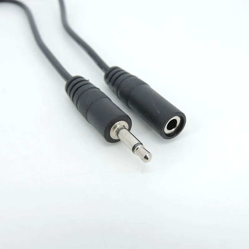 1/5pcs 1meter 3.5MM Audio 2pin 2 Core Male Female 3.5 jack Extension Cable Aux connector diy repair 3.5mm mono wires diy Audio