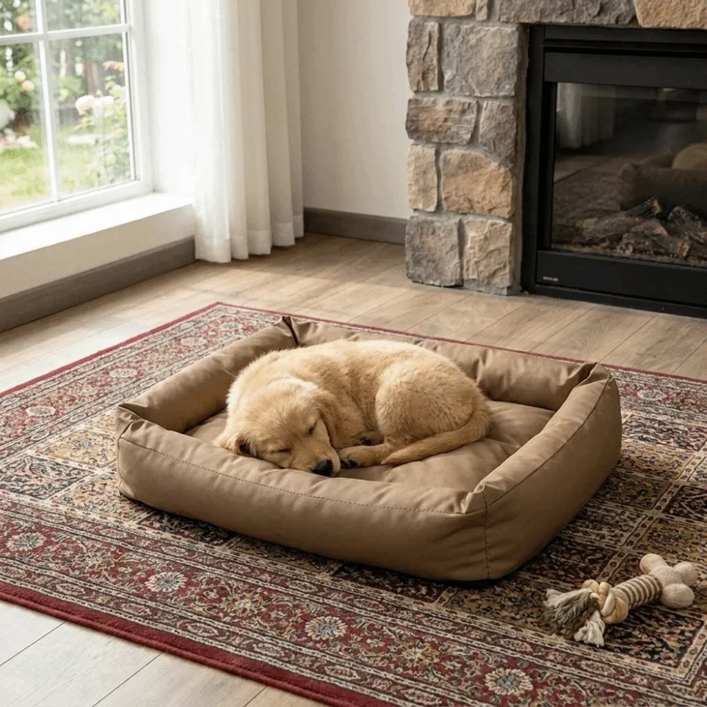 HLH Comfortable Waterproof Cat Sofa Bed Removable Zipper Style Dog Sleeping Mat Wear Resistant Nonskid Bottom Pet Kennel All Sea