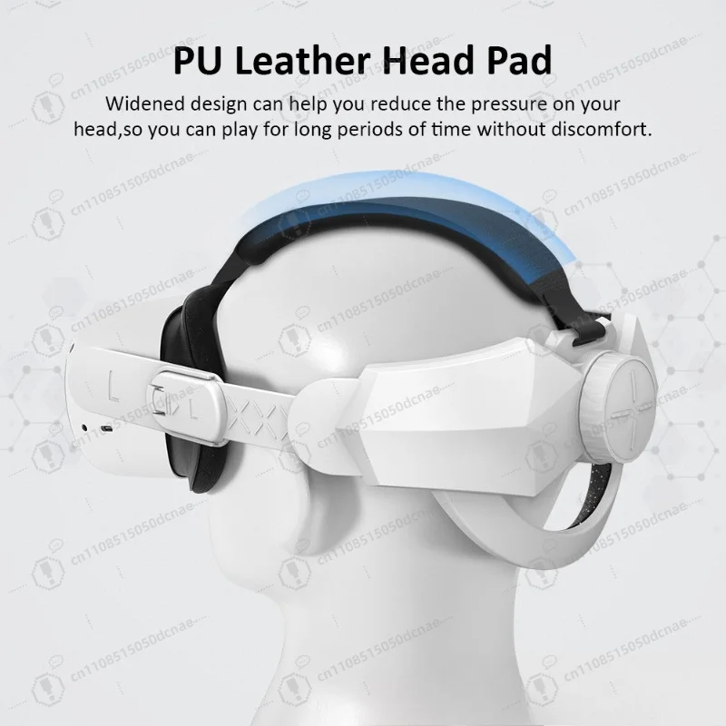 Ergonomic Comfort VR Replacement Head Band Adjustable Pressure Reduction Virtual Reality Headwear Accessory