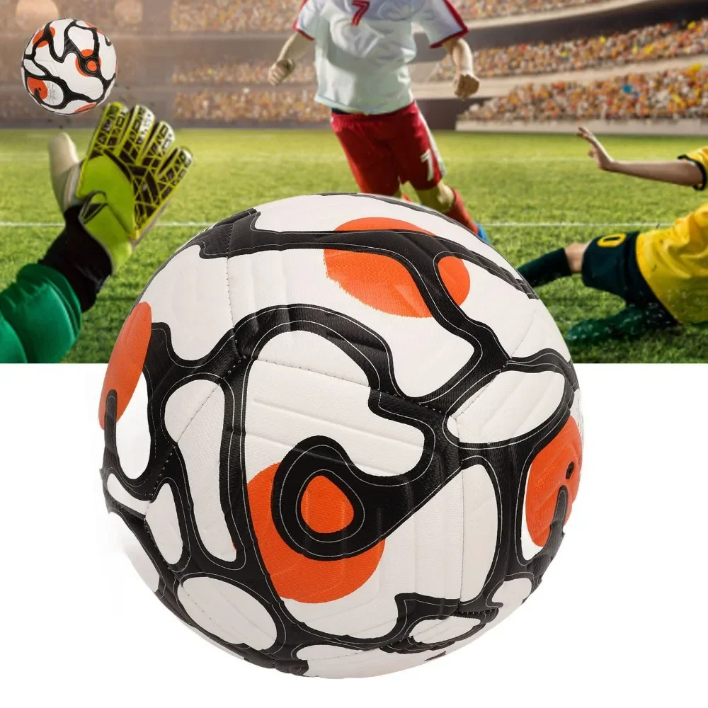 PU Football Adult Student Training Competition Football No.5 ball is durable, elastic and brightly colored Team Sports Football