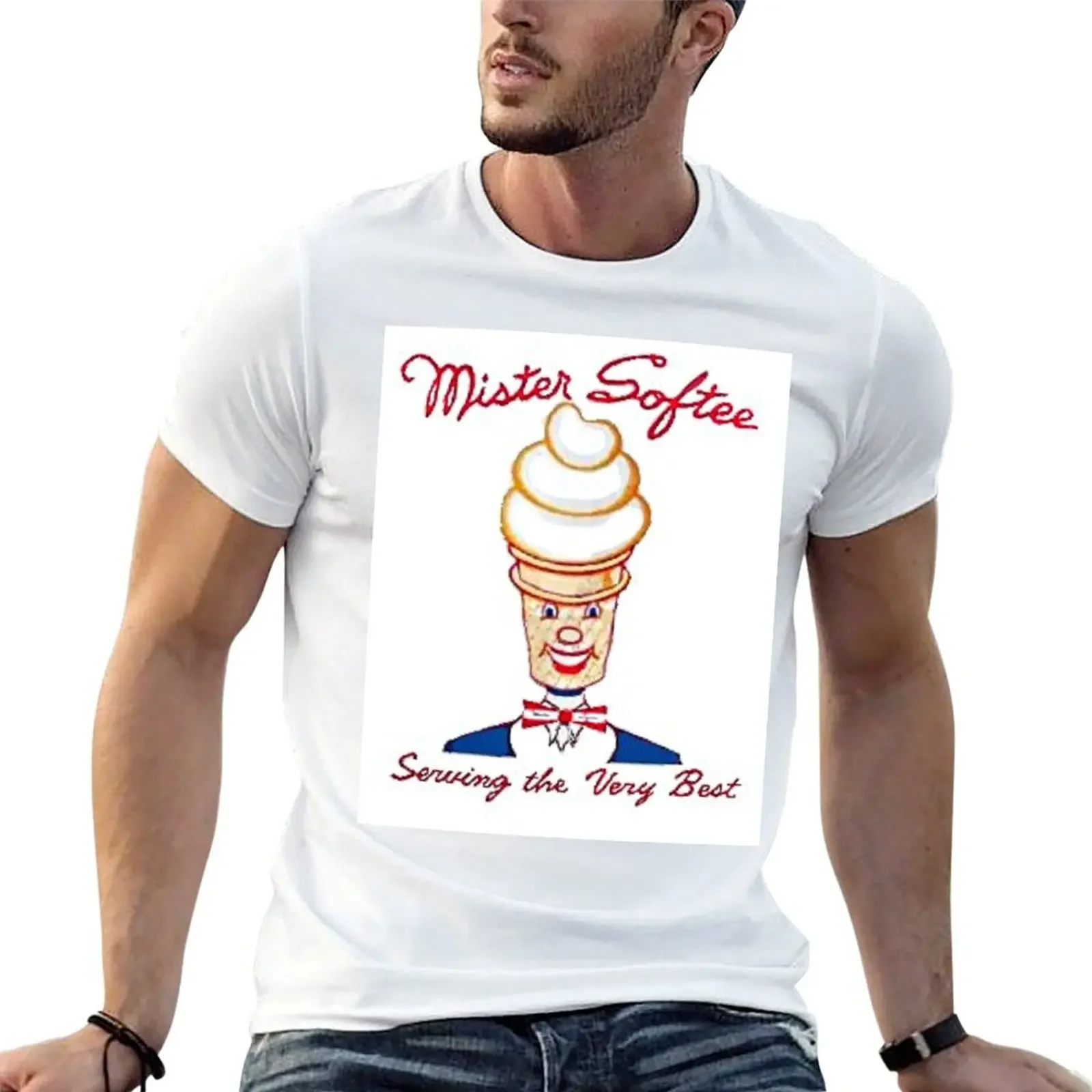 RETRO MISTER SOFTEE TSTARK REPLICA T-Shirt quick drying anime t shirts boys animal print shirts graphic tee shirts for men