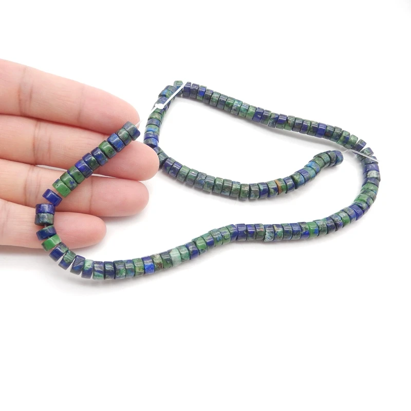 B&F Handmade Chrysocolla  Pendants, Genuine Natural stones beads, Unique Stones for jewelry & DIY Earring Beads