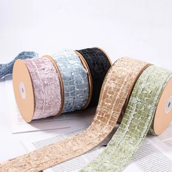 10 Yards 50MM Thick Line Plaid Ribbon DIY Handcrafted Materials Headwear Hair Bows Accessories Gift Wrapping