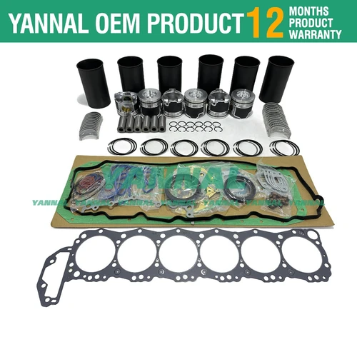 Kit de reconstrucción de revisión J08E JO8E para camión de servicio medio Hino 238 268 338