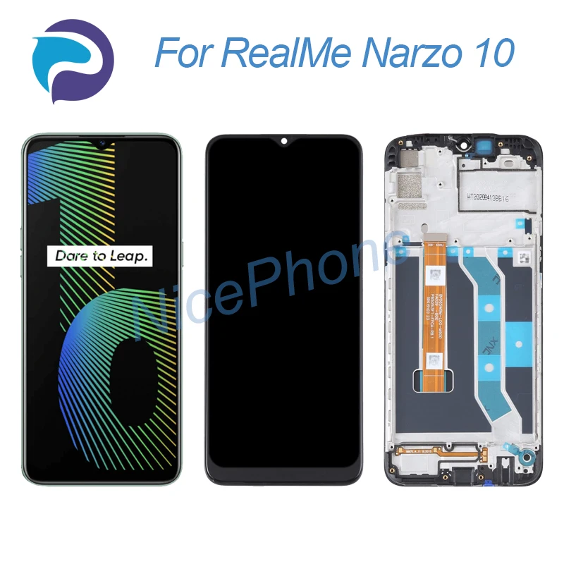 For RealMe Narzo 10 LCD Screen + Touch Digitizer Display RMX2040 1600*720 For RealMe Narzo 10 LCD screen Display