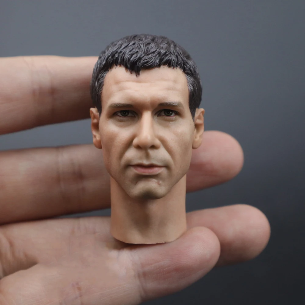 1/6 Scale Male Dolls Head Sculpt Harrison Ford Head Carving fit 12'' Action Figure Body Model in stock