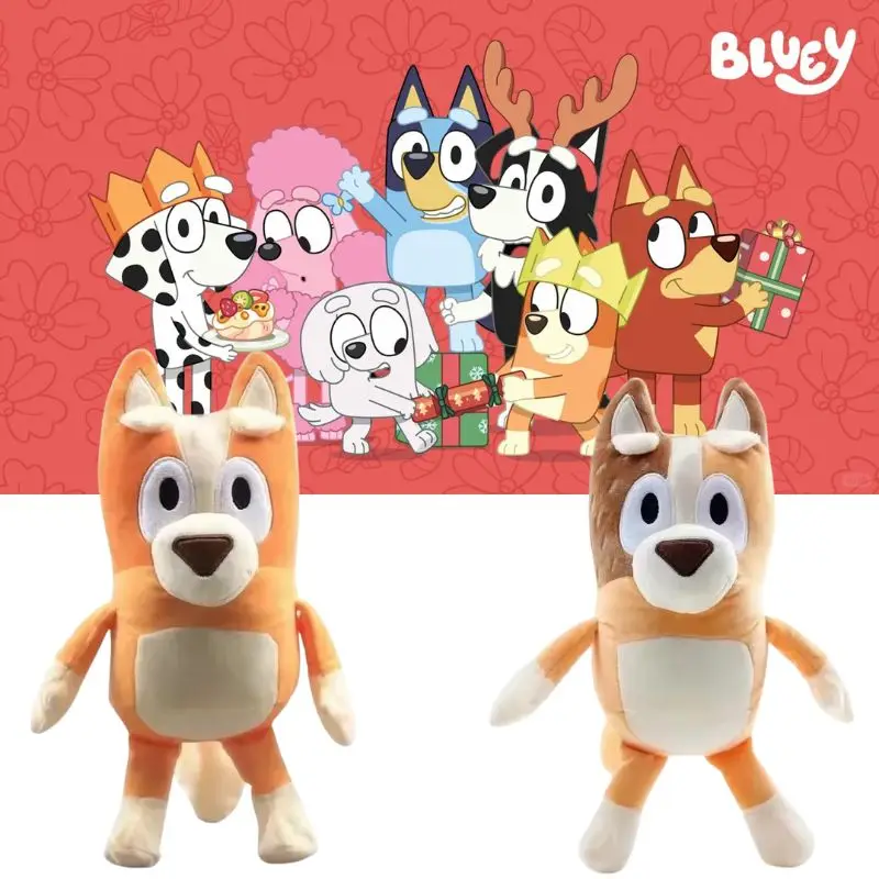 

25 см Голубая собака Бинго Семья 25 см Плюшевые игрушки Мультяшная собака Мягкие мягкие игрушки Куклы День рождения Рождественские подарки Семья Blue-y B