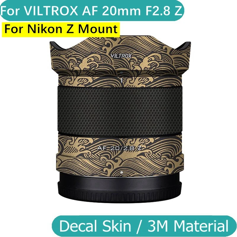 Decal Skin For VILTROX AF 20mm F2.8 Z (Fo Nikon Z Mount) Camera Lens Sticker Vinyl Wrap Film Coat AF20F2.8Z 20 2.8 F/2.8 AF20