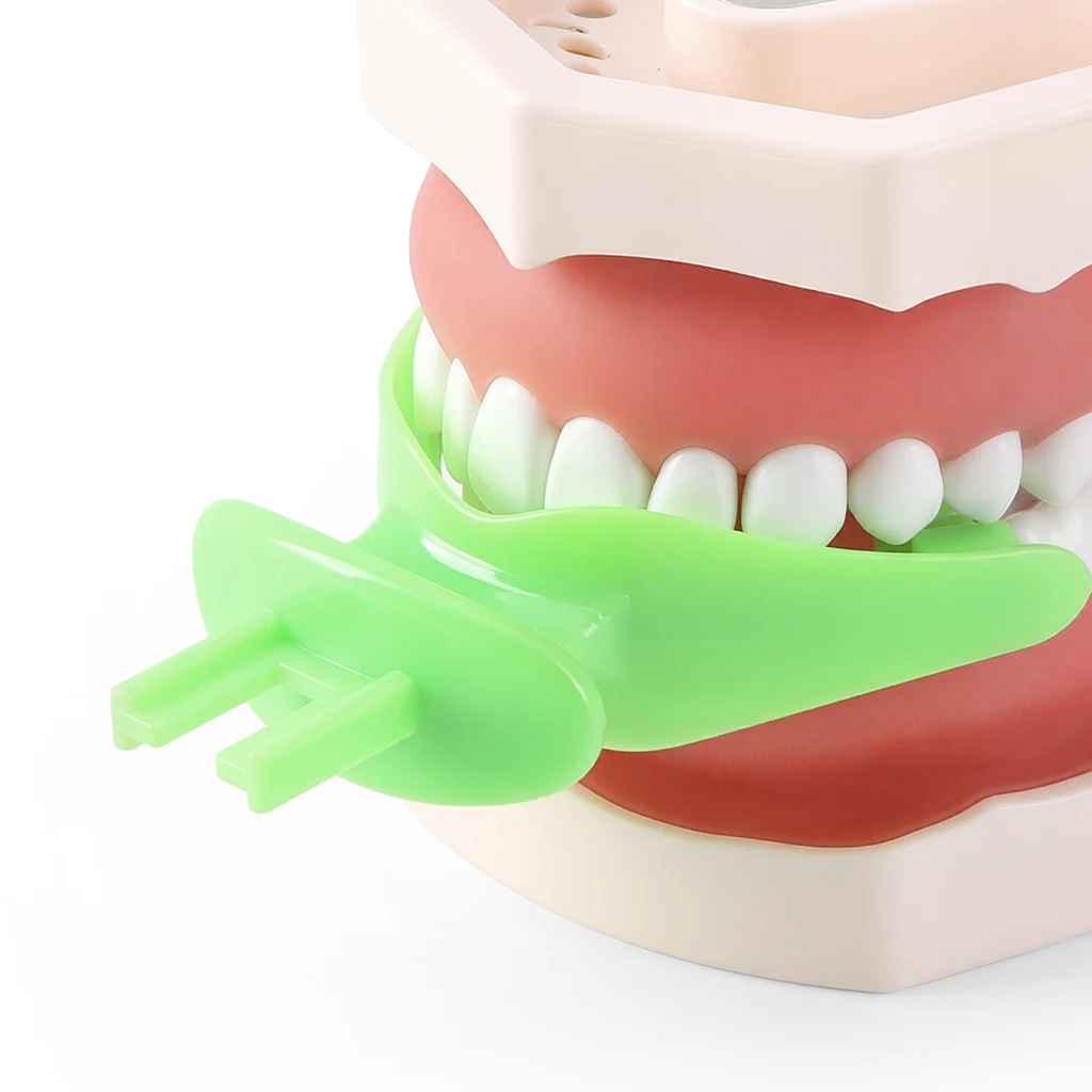 2 Sets AZDENT Dental Mid-Jaw-Tray, vollständige und partielle Abdruckschalen für die Zahnspitzenregistrierung, zur Reparatur von Prothesen, okklusale Abdruckschalen für zahnlose Kiefer – Detail 6